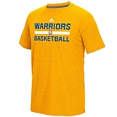 Golden State Warriors On-Court Climalite Ultimate WEM T-Shirt - Gold,baseball caps,new era cap wholesale,wholesale hats
